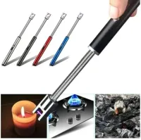 Kit 4 Acendedor De Fogão Isqueiro Eletrico Fogão Churrasqueira Vela Original Recarregavel USB - Foto 2