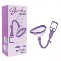 BOMBA VAGINAL COR LILÁS DE SUCÇÃO MANUAL - SI.                                                                                                                        LIBYSEXSHOP
