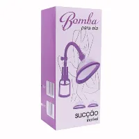 BOMBA VAGINAL COR LILÁS DE SUCÇÃO MANUAL - SI.                                                                                                                        LIBYSEXSHOP - Foto 3