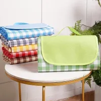 Tapete De Piquenique À Prova De Umidade Tecido Portátil - Foto 6