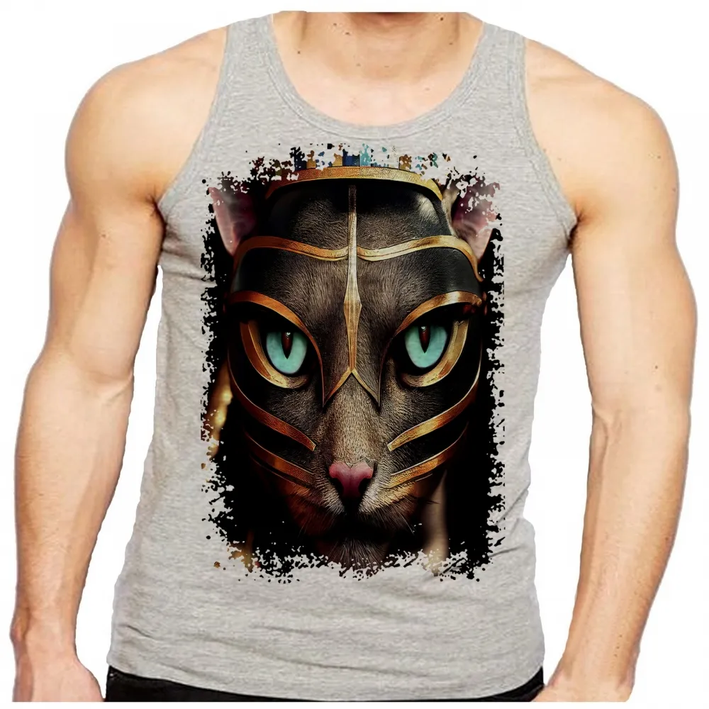 Camiseta Regata adulto ou infantil Gato Egipicio egito piramide