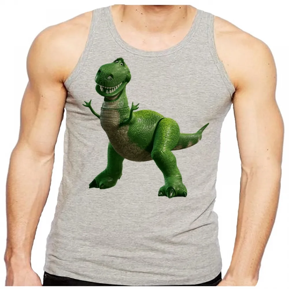 Camiseta Regata adulto ou infantil Rex dinossauro toy story Imagem