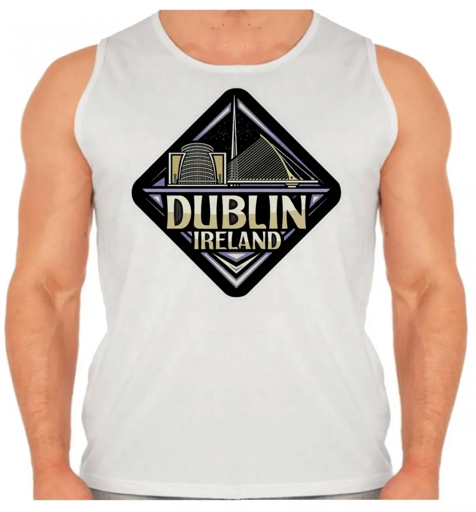 Camiseta Regata adulto ou infantil Dublin Irlanda lembrança