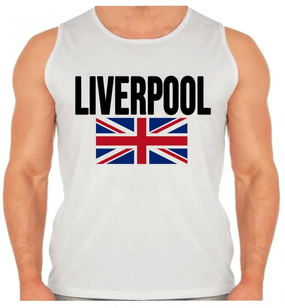 Camiseta Regata adulto ou infantil Liverpool inglaterra europa Imagem