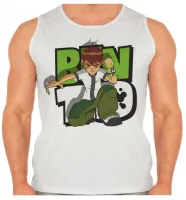 Camiseta Regata adulto ou infantil Ben 10 menino super heroi - Foto 2