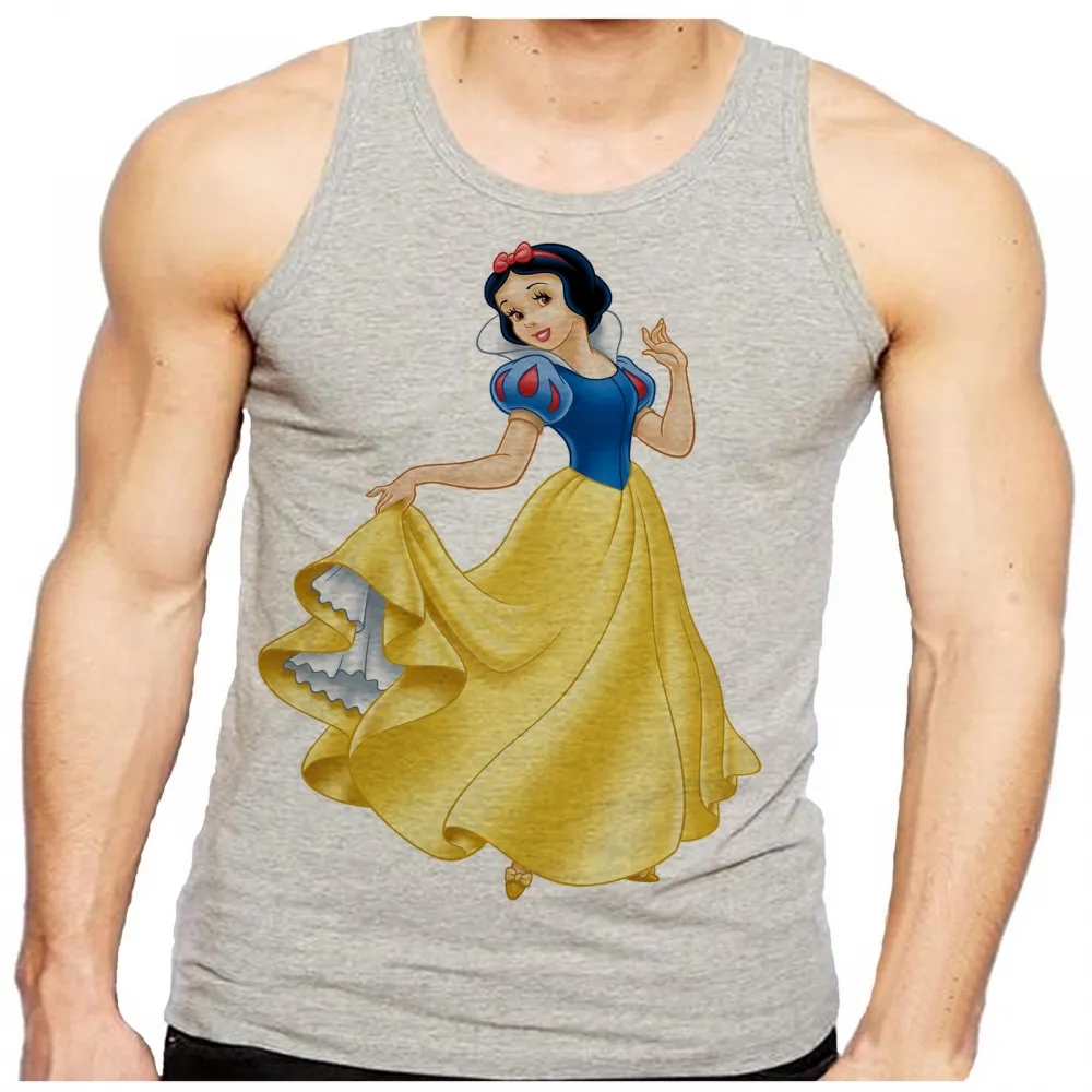 Camiseta Regata adulto ou infantil Branca de neve princesa da maça