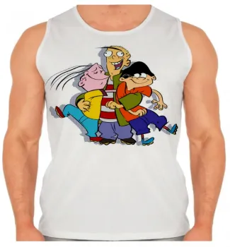 Camiseta Regata adulto ou infantil Du Dudu e Edu desenho antigo - Foto 2