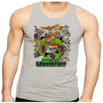 Camiseta Regata adulto ou infantil Laboratorio de Dexter