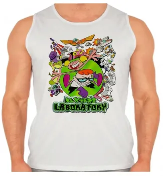 Camiseta Regata adulto ou infantil Laboratorio de Dexter - Foto 2