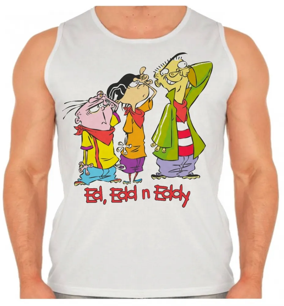 Camiseta Regata adulto ou infantil Du Dudu e Edu desenho engraçado