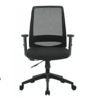 Cadeira Multiregulável NR17 Torino Mecanismo Slider Sincronizado com Base Piramidal e Braços Reguláveis - Foto 4