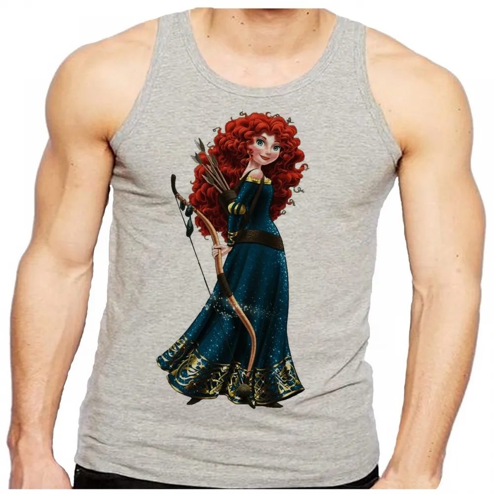 Camiseta Regata adulto ou infantil Meridia Valente princesa disney Imagem