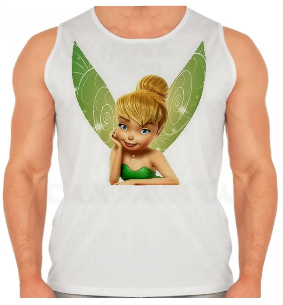 Camiseta Regata adulto ou infantil Sininho fada peter pan Imagem