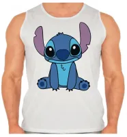 Camiseta Regata adulto ou infantil Stitch e Lilo desenho - Foto 2