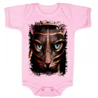 Body Bebê Infantil roupa criança Gato Egipicio egito piramide - Foto 4