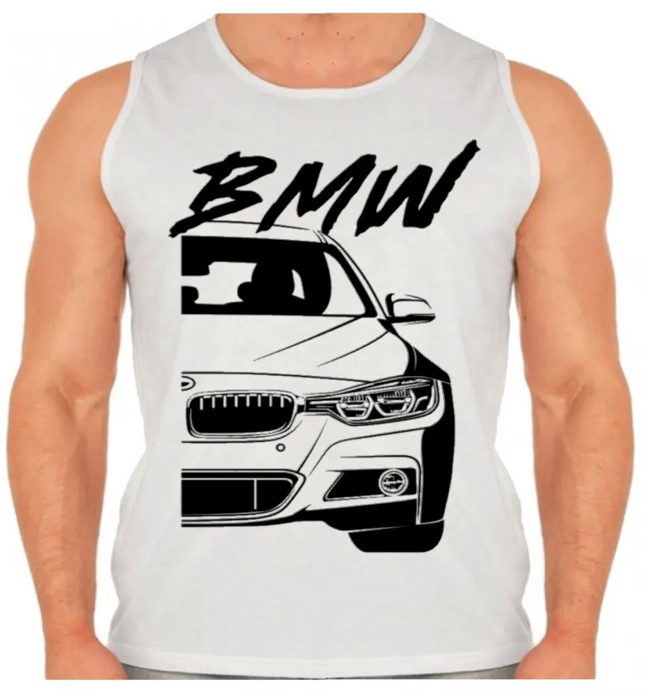 Camiseta Regata adulto ou infantil Bmw 320i carro top do Brasil