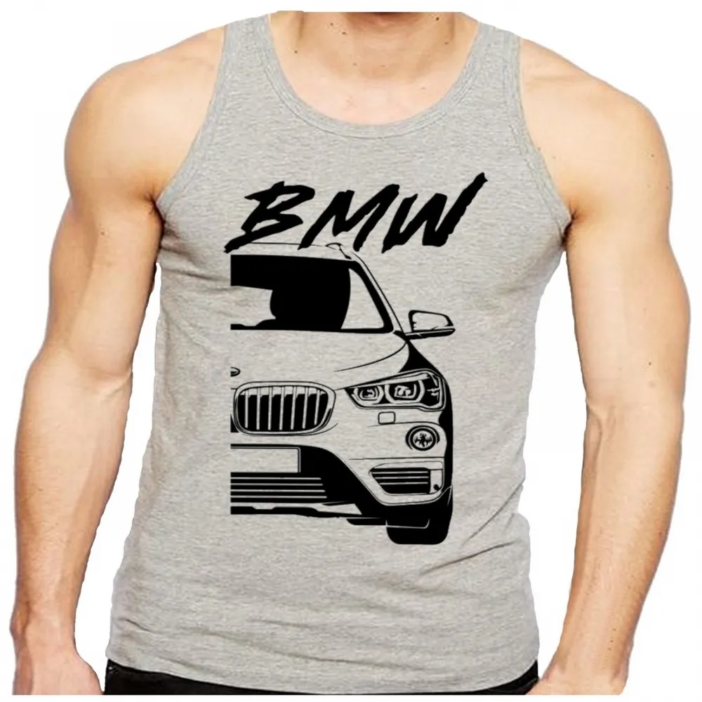Camiseta Regata adulto ou infantil bmw x1 carro camionete