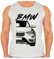 Camiseta Regata adulto ou infantil bmw x1 carro camionete - Foto 2