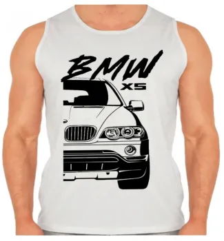 Camiseta Regata adulto ou infantil bmw X5 camionete