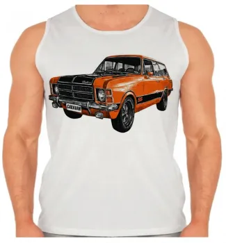 Camiseta Regata adulto ou infantil Chevrolet caravan SS carro antigo - Foto 2