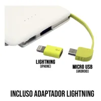 Carregador Portátil Pineng Power Bank 5000mah com adaptador iPhone,V8 - Foto 4