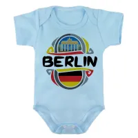 Body Bebê Infantil roupa criança Berlin Alemanha Lembrança - Foto 2