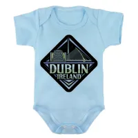 Body Bebê Infantil roupa criança Dublin Irlanda lembrança - Foto 3