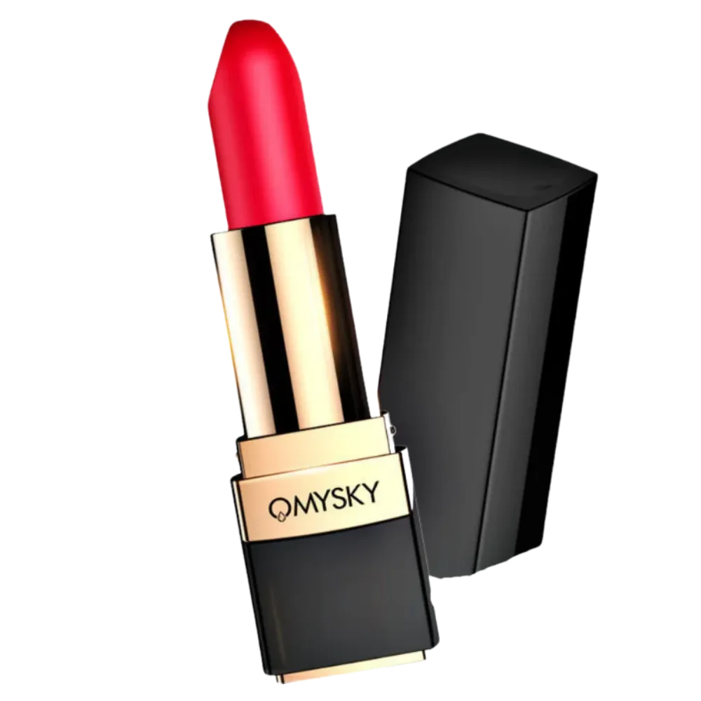 Vibrador batom luxo recarregável Imagem