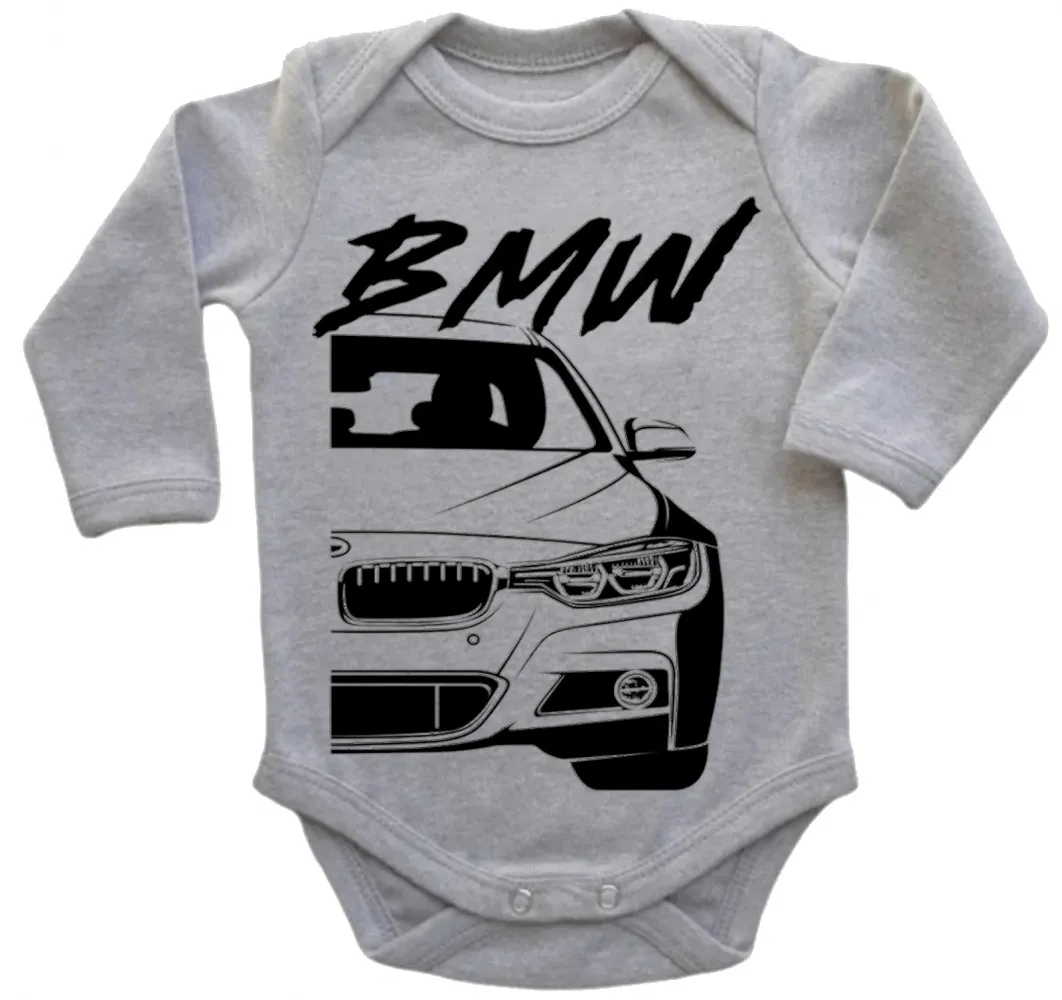Body Bebê Infantil roupa criança Bmw 320i carro top do Brasil Imagem