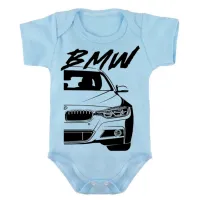 Body Bebê Infantil roupa criança Bmw 320i carro top do Brasil - Foto 2