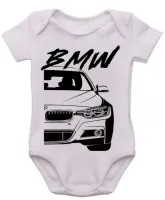 Body Bebê Infantil roupa criança Bmw 320i carro top do Brasil - Foto 3