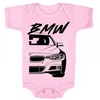 Body Bebê Infantil roupa criança Bmw 320i carro top do Brasil - Foto 4