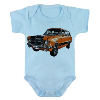 Body Bebê Infantil roupa criança Chevrolet caravan SS carro antigo - Foto 2