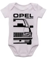 Body Bebê Infantil roupa criança Chevrolet Monza Opel carro antigo - Foto 3