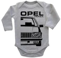 Body Bebê Infantil roupa criança Chevrolet Monza Opel carro antigo - Foto 4