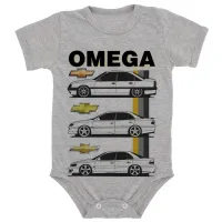 Body Bebê Infantil roupa criança Chevrolet Omega carro antigo - Foto 4
