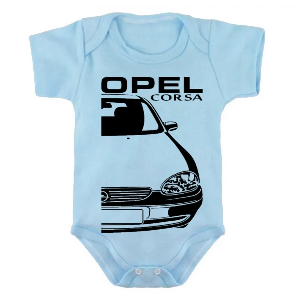 Body Bebê Infantil roupa criança Chevrolet opel corsa carro antigo Imagem