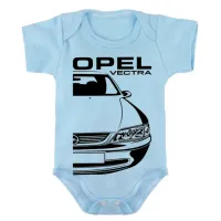 Body Bebê Infantil roupa criança chevrolet vectra opel carro antigo - Foto 3