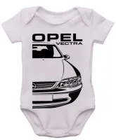 Body Bebê Infantil roupa criança chevrolet vectra opel carro antigo - Foto 4