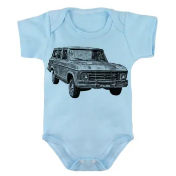 Body Bebê Infantil roupa criança Chevrolet Veraneio camionete antiga - Foto 2