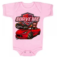 Body Bebê Infantil roupa criança Corvette carro americano classico - Foto 2