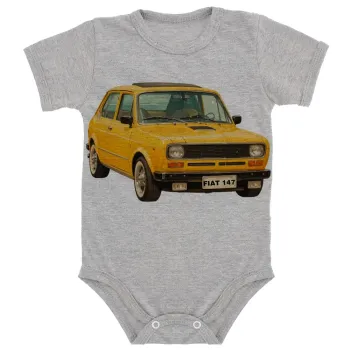 Body Bebê Infantil roupa criança Fiat 147 carro antigo classico