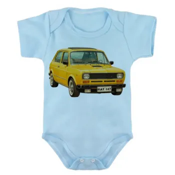 Body Bebê Infantil roupa criança Fiat 147 carro antigo classico - Foto 2