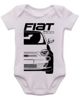 Body Bebê Infantil roupa criança Fiat 500 modelo novo - Foto 3