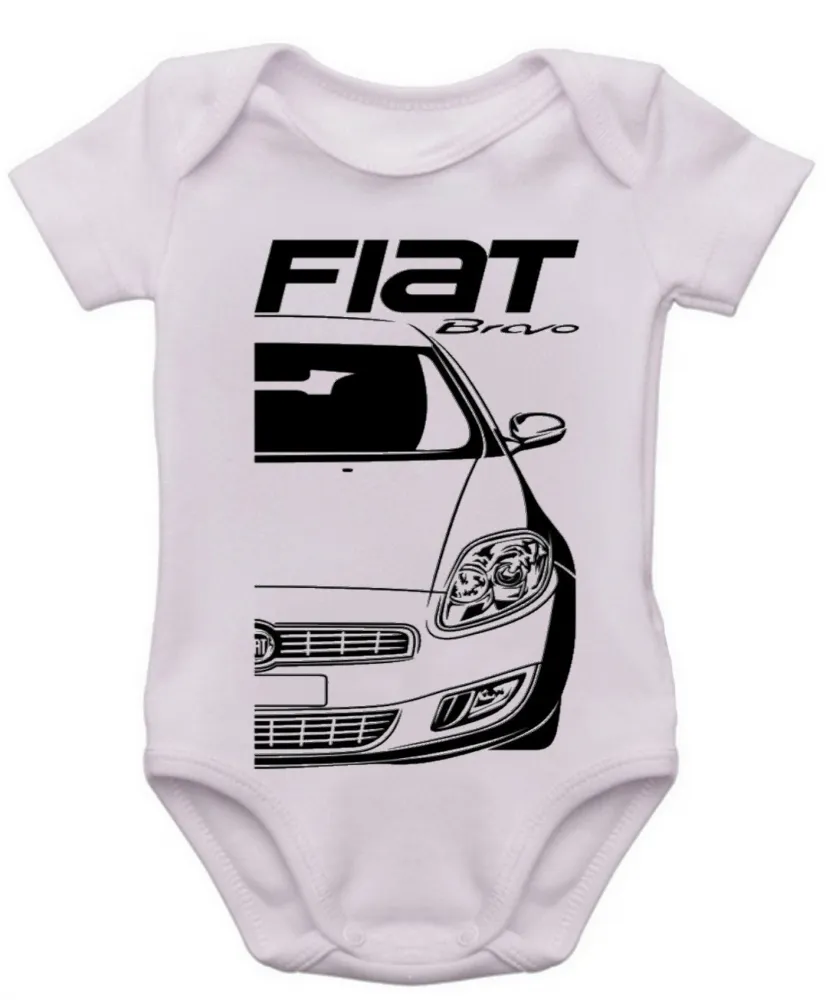 Body Bebê Infantil roupa criança Fiat bravo carro classico top