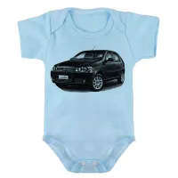 Body Bebê Infantil roupa criança Fiat palio carro antigo - Foto 2