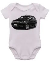 Body Bebê Infantil roupa criança Fiat palio carro antigo - Foto 3