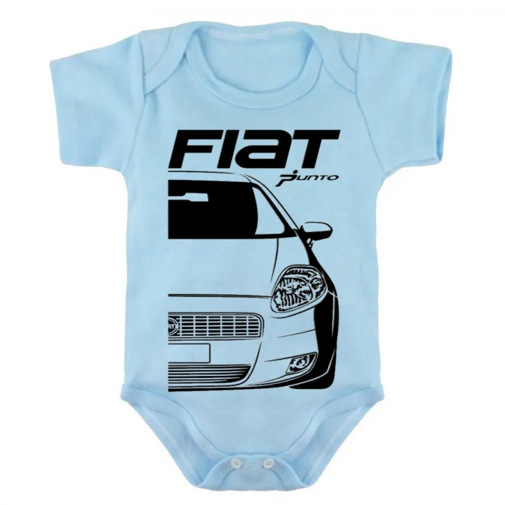 Body Bebê Infantil roupa criança Fiat Punto carro classico