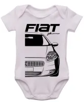 Body Bebê Infantil roupa criança Fiat Punto carro classico - Foto 4