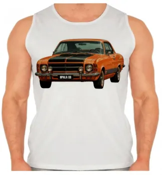 Camiseta Regata adulto ou infantil Chevrolet Opala SS carro antigo